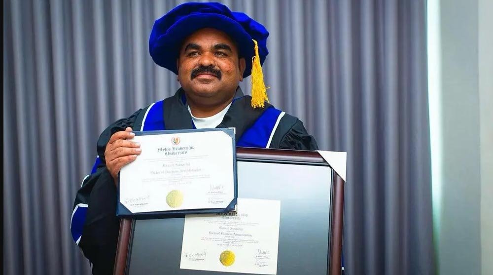 sampangi-infra-leadership-University-ramesh-sampangi-award